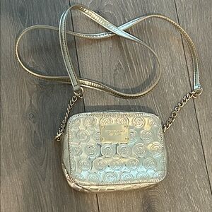 Michael Kors Metallic Gold Crossbody Bag